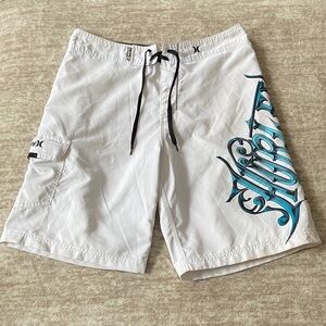 Hurley Mens Vintage Graphic Board Shorts